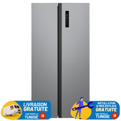 REFRIGERATEUR SIDE BY SIDE HYUNDAI 549 LITRES INVERTER INOX / HYN-91SBSIX-02