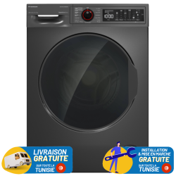 Machine à Laver Séchante Frontale Premium 10Kg / Gris / ALLPS101400DG01