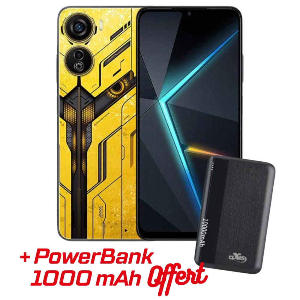 Smartphone ZTE NUBIA NEO 5G / 8 Go / 256 Go / Jaune + Power Bank 10 000 mAh Offert