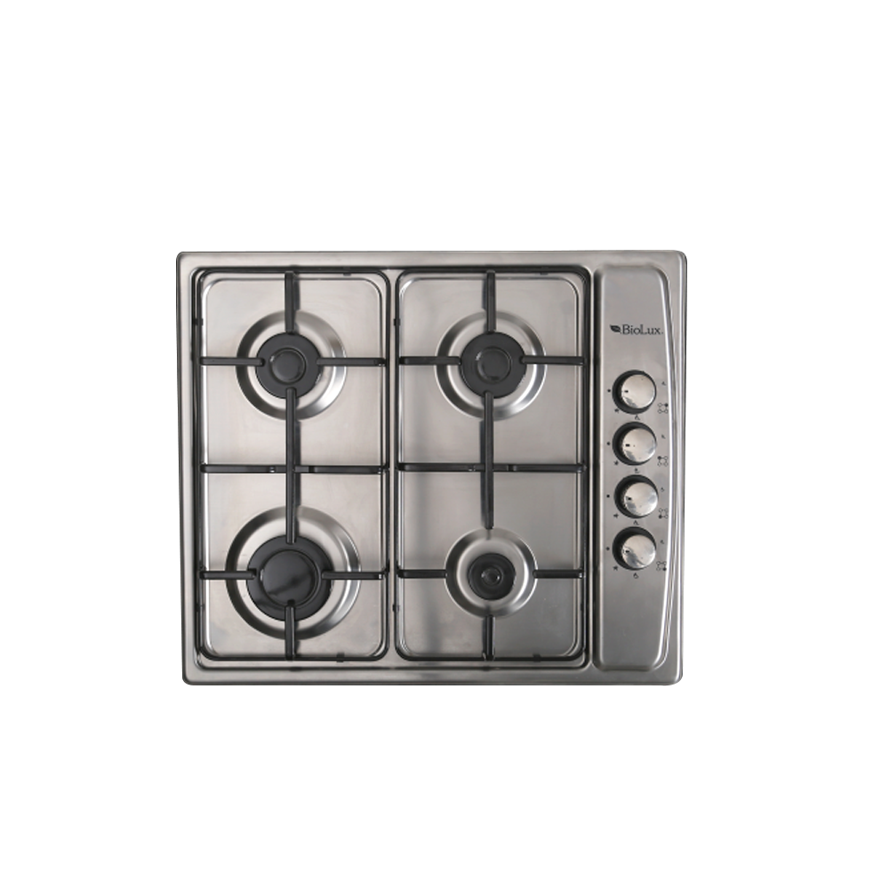PLAQUE DE CUISSON ENCASTRABLE BIOLUX 4 FEUX THERMO COUPLE / INOX / M5855