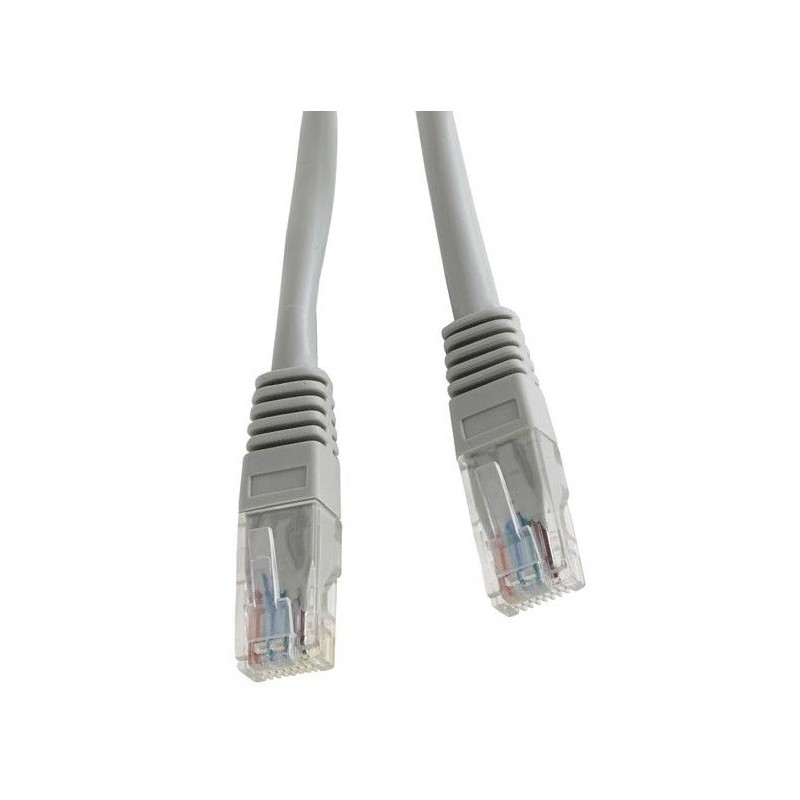 Câble réseau patch UTP Cat5e noir sans crochet RJ45
