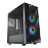 Boîtier Gamer Mini Tour Cooler Master CMP 320 / Micro-ATX / ARGB / Noir