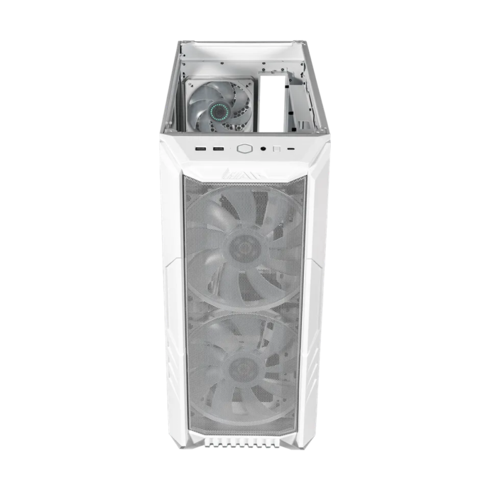 Boîtier Gamer Moyen Tour Cooler Master HAF 500 / E-ATX / ARGB / Blanc