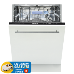 Lave Vaisselle Premium Encastrable 13 couverts Blanc / LVT1380-B