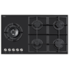PLAQUE A GAZ PREMIUM 5 FEUX 90 CM  / Noir / AP951-BS03