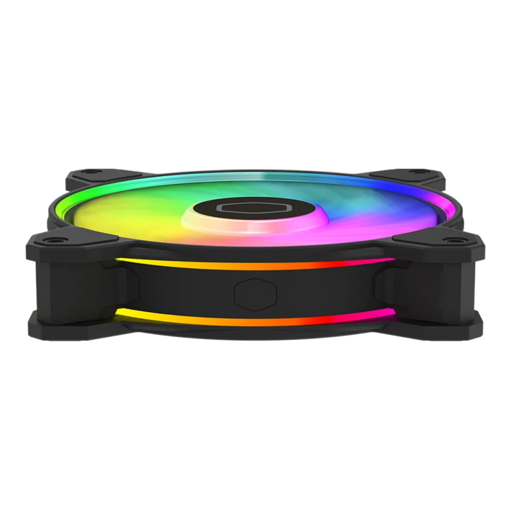 Ventilateur de boîtier Cooler Master MasterFan MF120 Halo 2 / ARGB / 120 mm / Noir