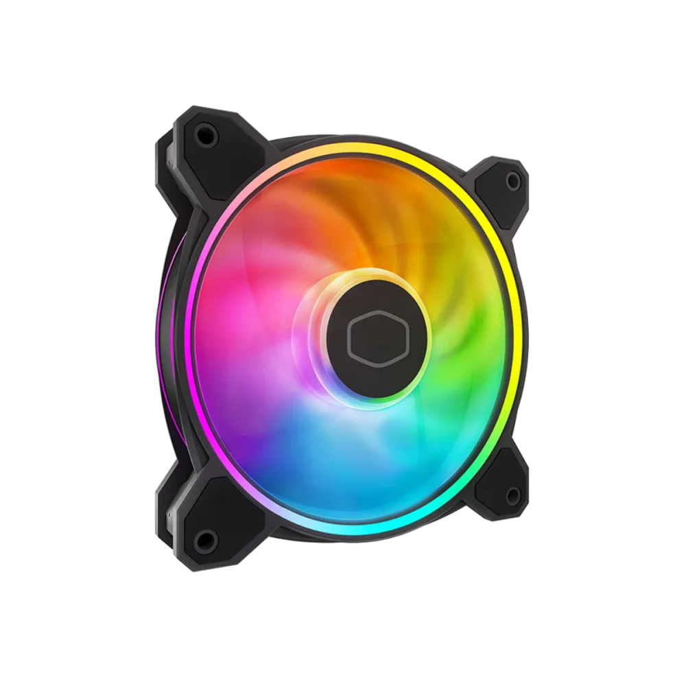Ventilateur de boîtier Cooler Master MasterFan MF120 Halo 2 / ARGB / 120 mm / Noir