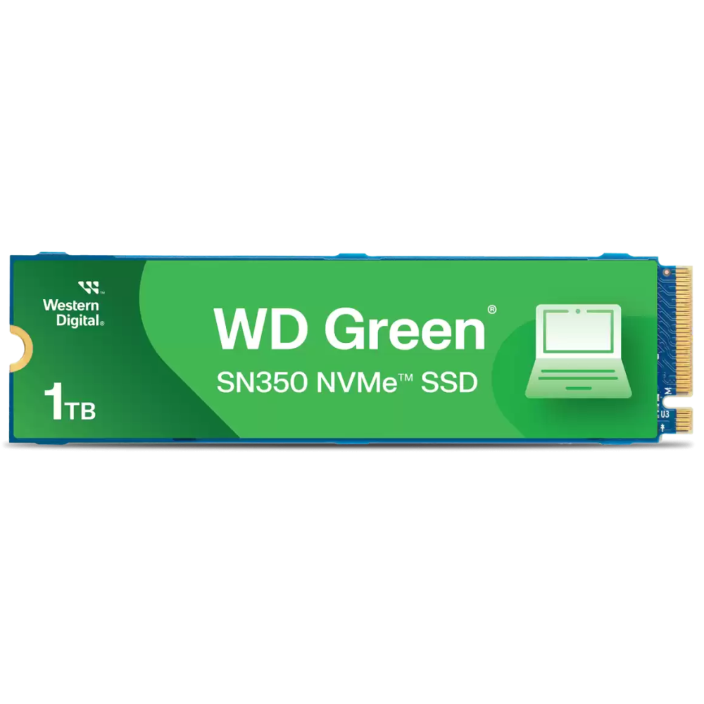 Disque Dur SSD Interne Western Digital Green SN350 M.2 NVMe TLC / 1 To