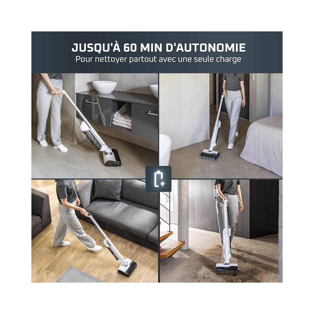 Aspirateur ROWENTA X Clean 10 / 200W / Blanc / GZ7540WO