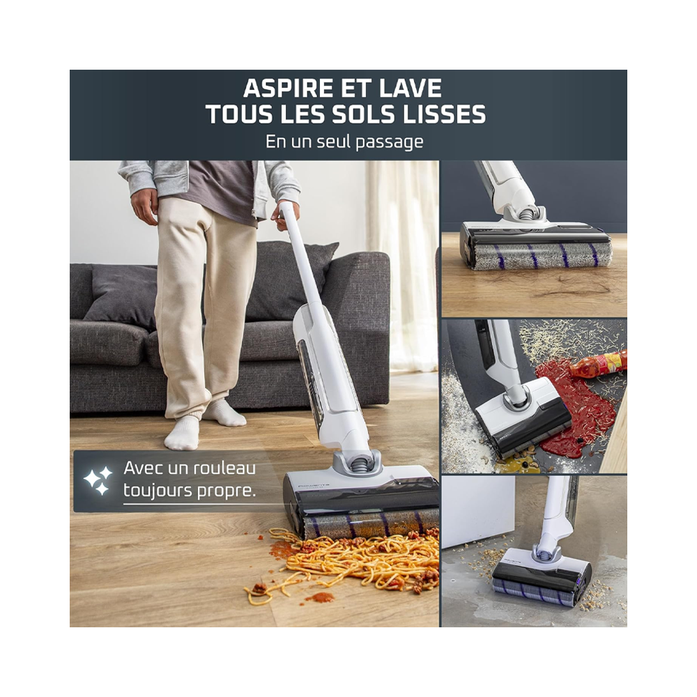 Aspirateur ROWENTA X Clean 10 / 200W / Blanc / GZ7540WO