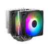 Refroidisseur d'air pour processeur Cooler Master Hyper 620S RGB / LGA 1851 - AM5 / Noir