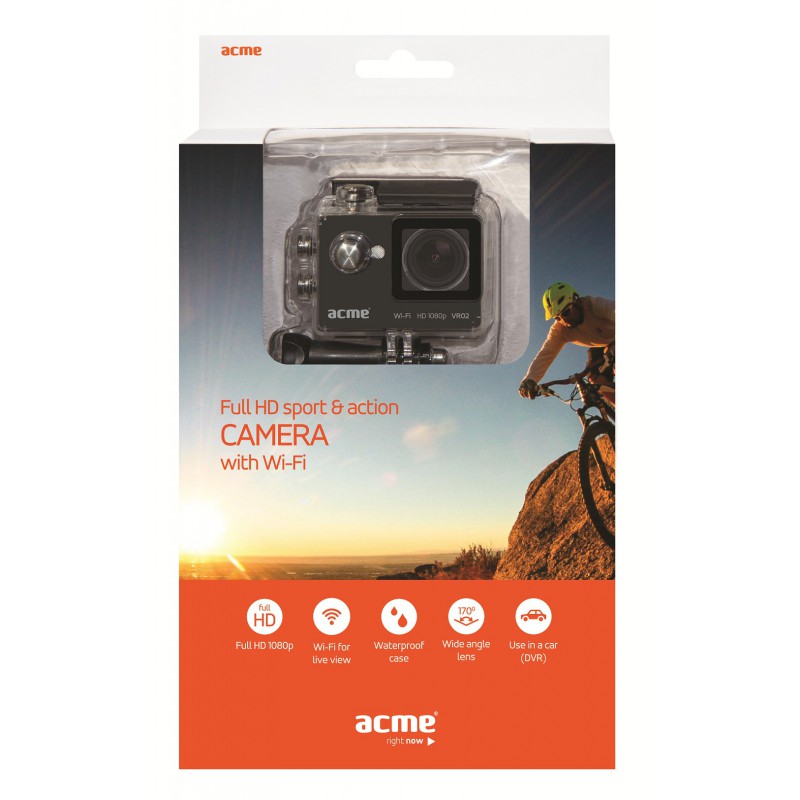 Caméra Sport & Action Full HD ACME VR02 / Wifi