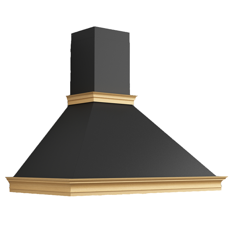 HOTTE RUSTIQUE PREMIUM 60CM Noir / ELIZA.60B