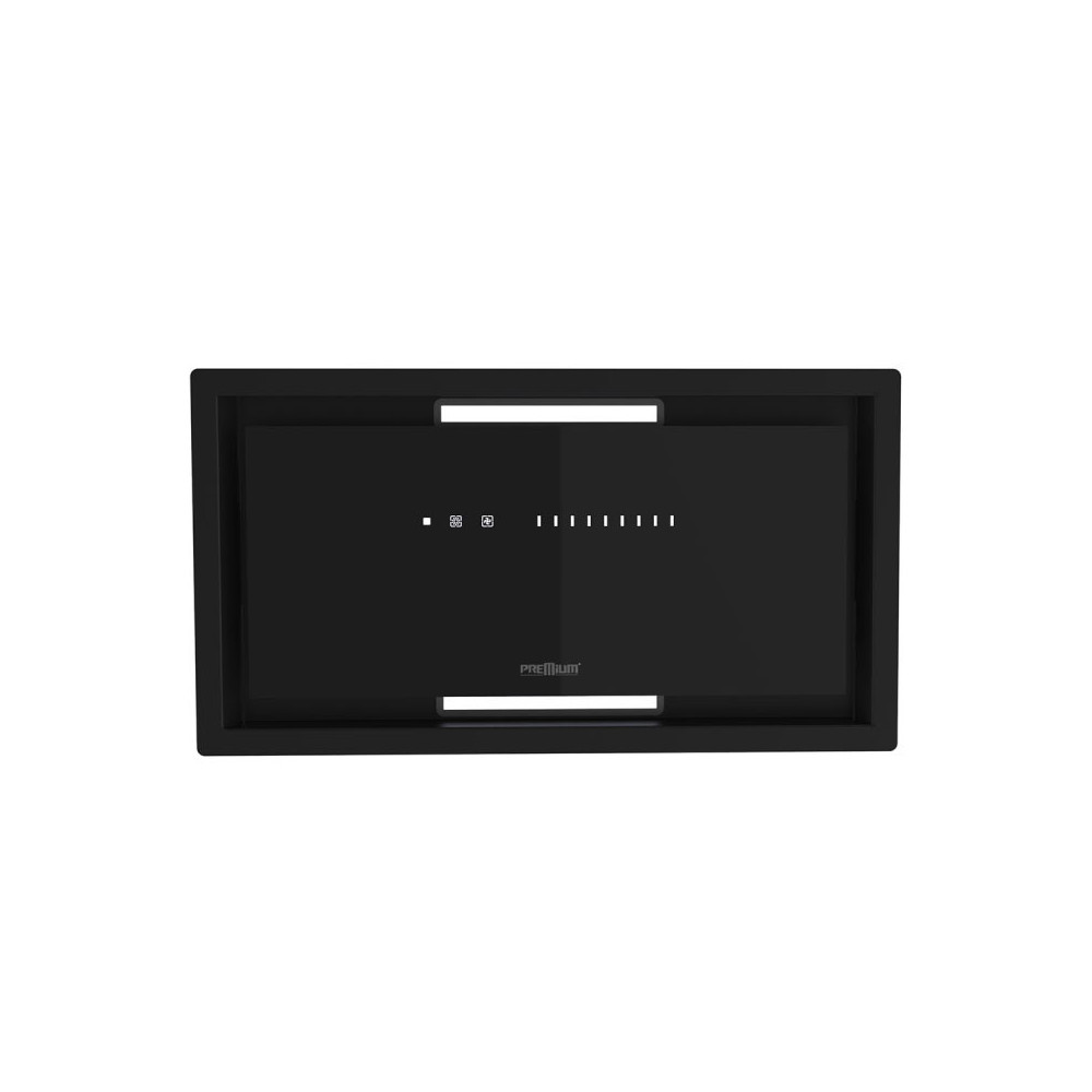 HOTTE ENCASTRABLE PREMIUM 52 CM NOIR / VERRE / LAICA.52B