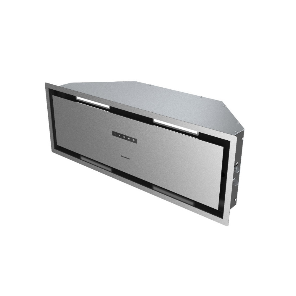 HOTTE ENCASTRABLE PREMIUM 80 CM inox / VERRE / LAICA.80X