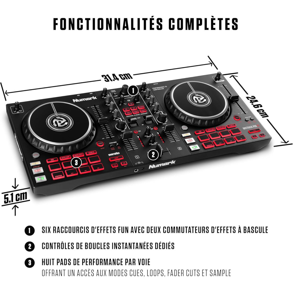 Contrôleur DJ Mixtrack Pro FX