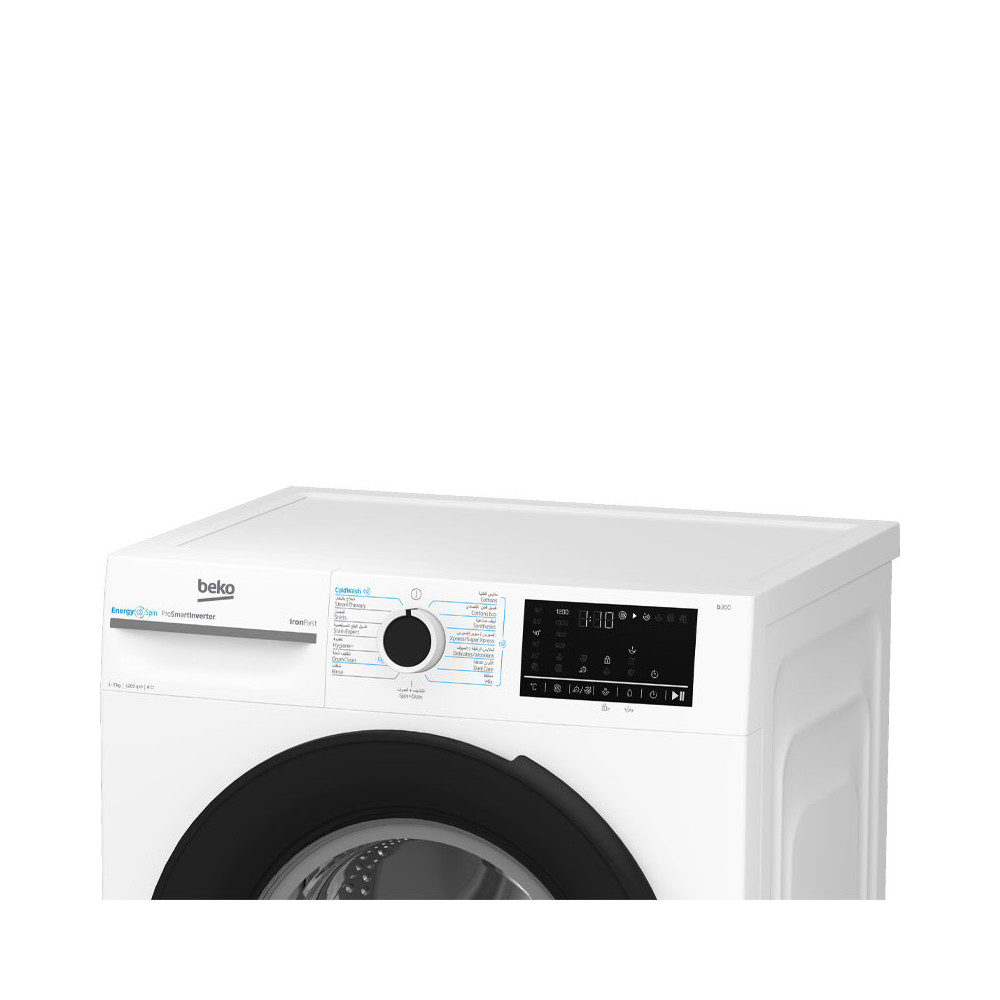 Machine a laver BEKO 7kg 1200tr INVERTER / Blanc / BM3WFU47200BW