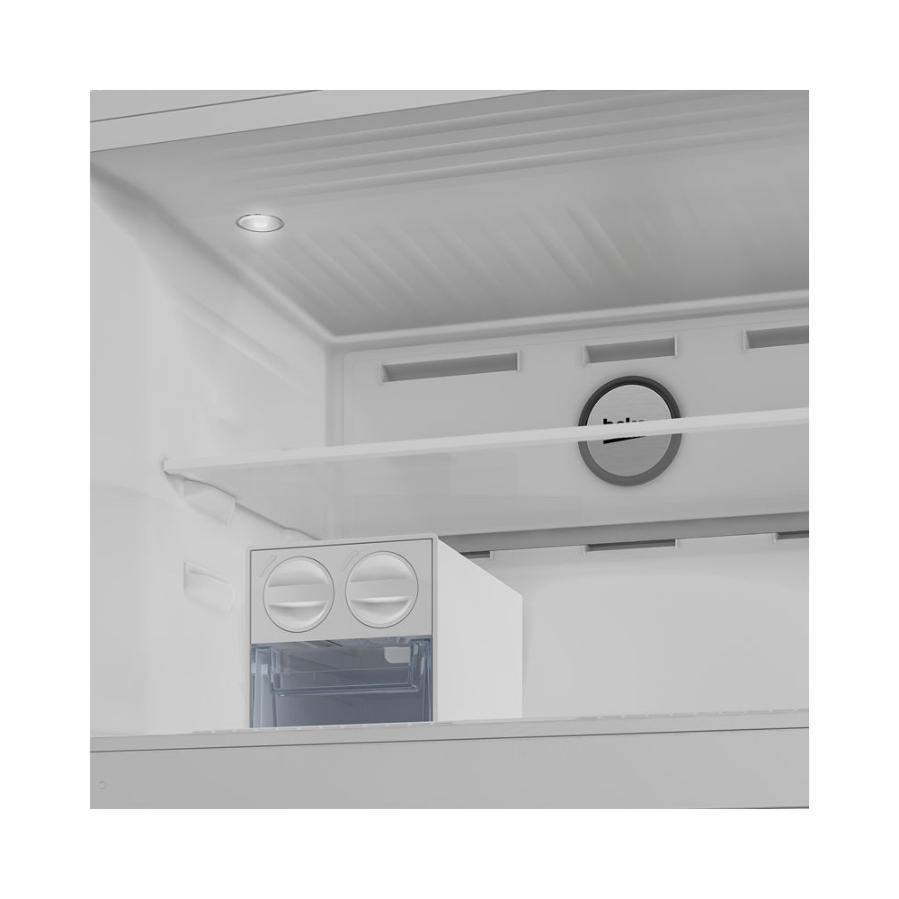 Réfrigérateur BEKO No Frost INVERTER Double Portes / 650 Litres / Silver avec Afficheur et Distributeur