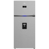 Réfrigérateur BEKO No Frost INVERTER Double Portes / 650 Litres / Silver avec Afficheur et Distributeur