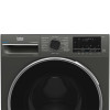 Machine a laver Beko 8kg 1200tr à vapeur INVERTER / Noir et Gris / B3WFU5822MG + 100DT Bon de Réduction