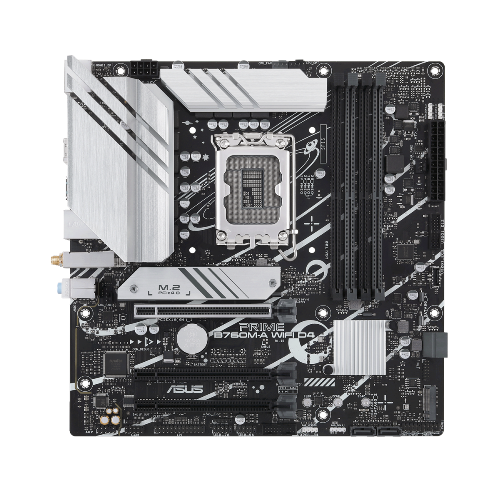 Carte mère ASUS PRIME B760M-A WIFI D4 / mATX / DDR4