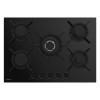 Plaque De Cuisson Focus 5 Feux 70Cm / Noir Avec thermocouple