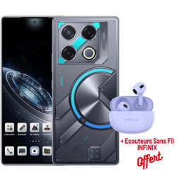 Smartphone Infinix GT 20 Pro 5G / 12 Go / 256 Go / Bleu + Ecouteurs Sans Fil  INFINIX Gratuit