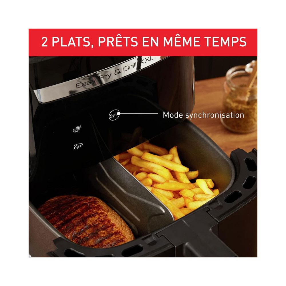 Friteuse Sans Huile MOULINEX 6.5 Litres / Noir / EZ801810