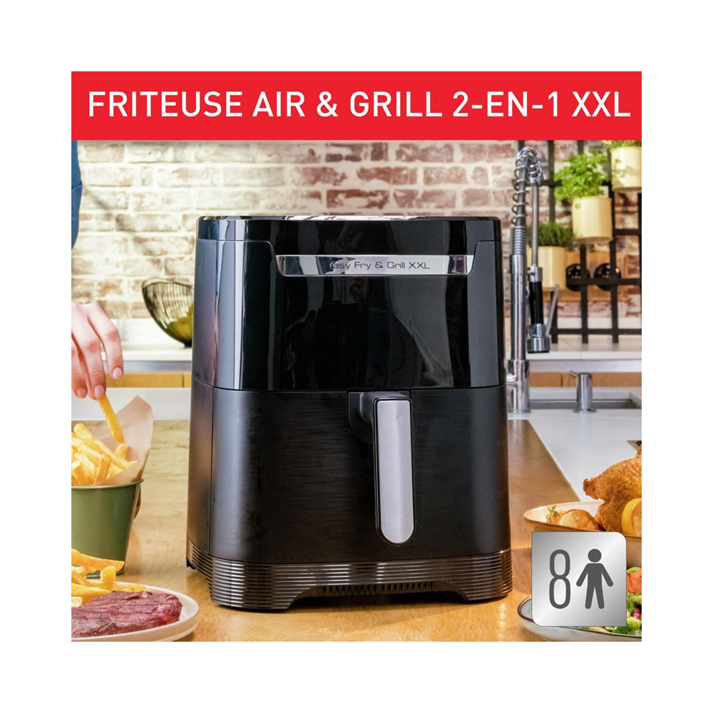 Friteuse Sans Huile MOULINEX 6.5 Litres / Noir / EZ801810