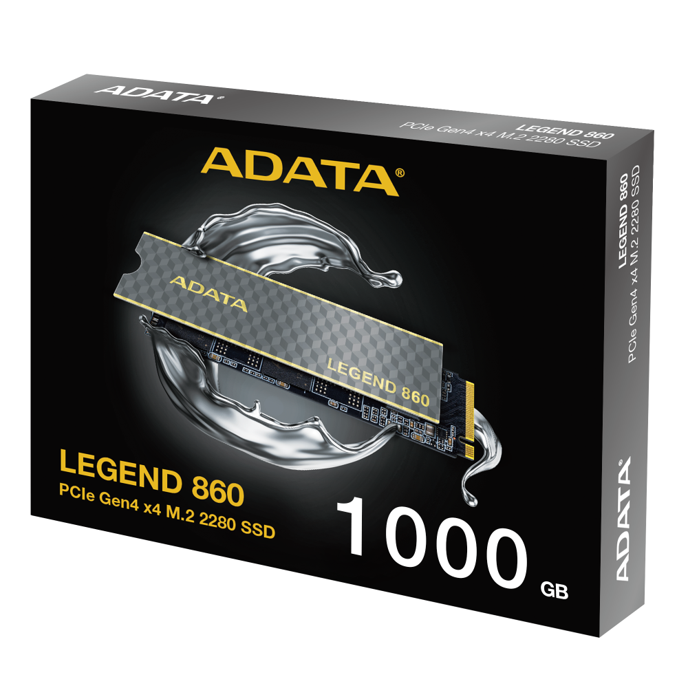 Disque Dur Interne ADATA LEGEND 860 1To SSD PCIe Gen4 x4 M.2 2280