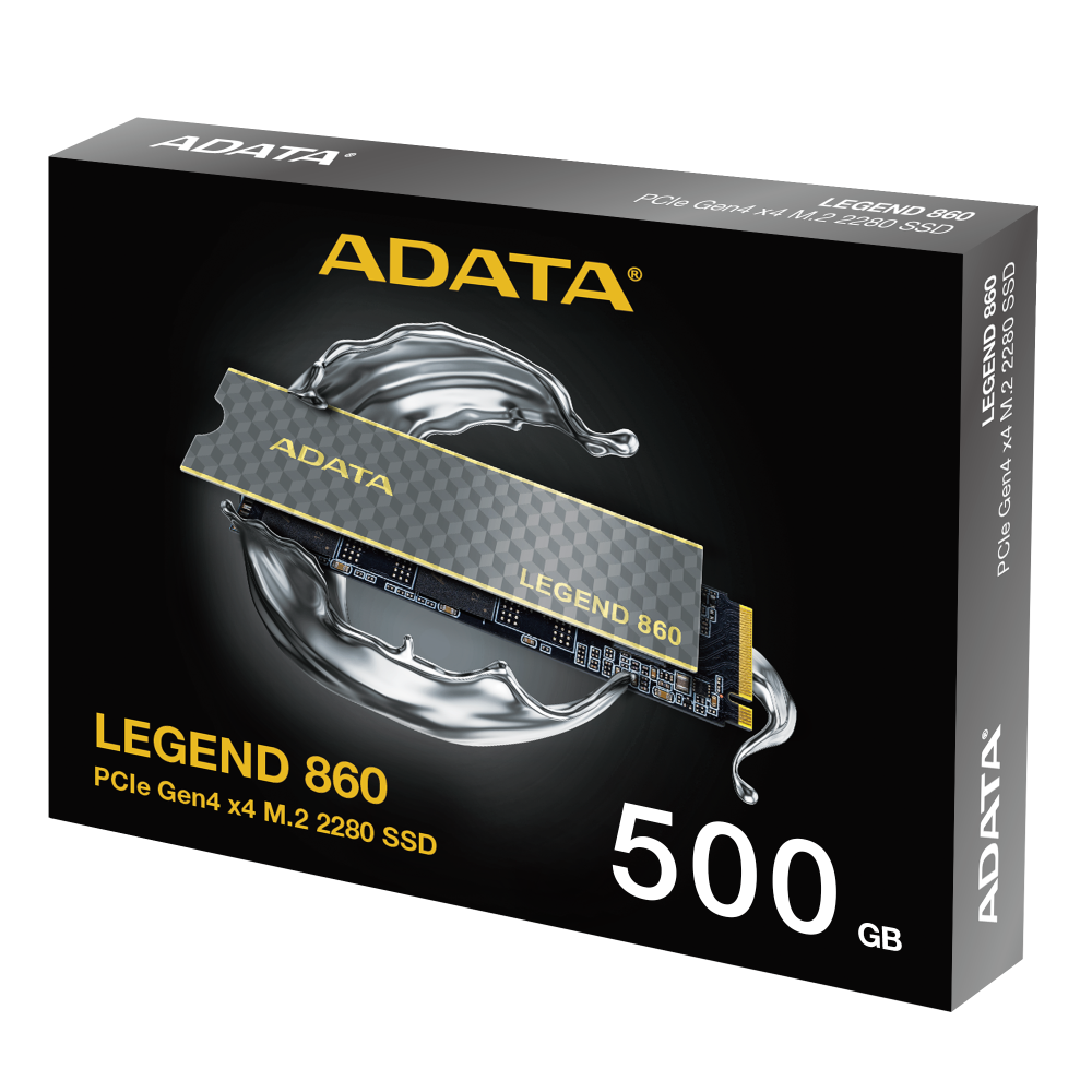 Disque Dur Interne ADATA LEGEND 860 500 Go SSD PCIe Gen4 x4 M.2 2280