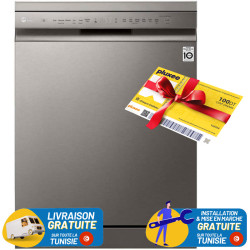 Lave Vaisselle LG  LG SmartThinQ / 14 Couverts / Inox + 100 DT Bon D'achat