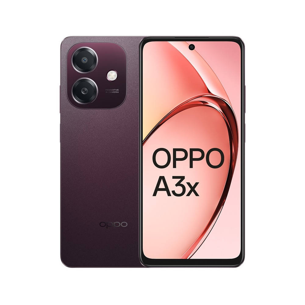 Smartphone Oppo A3X  | RAM4  Go | ROM 128 Go | Oppo Tunisie