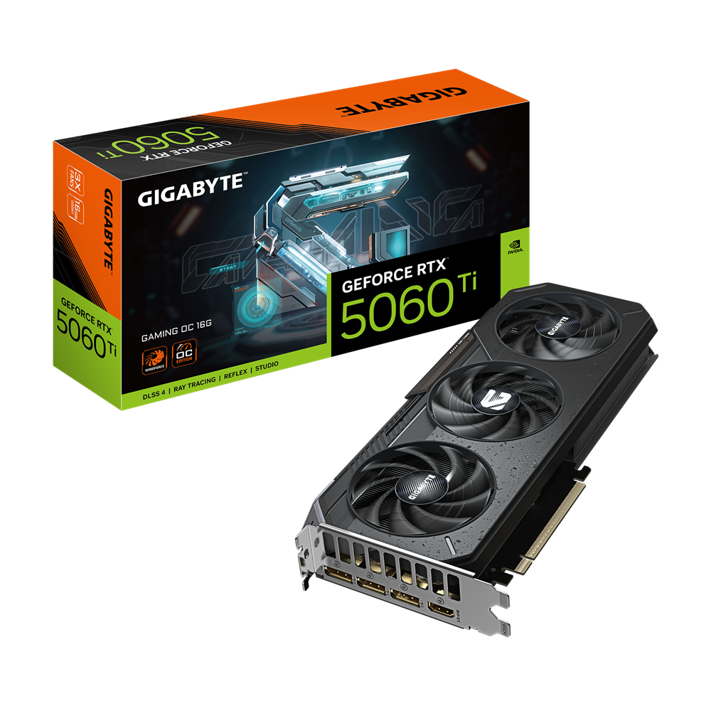 Carte graphique Gigabyte GeForce RTX 5060 Ti GAMING OC / 16 Go GDDR7