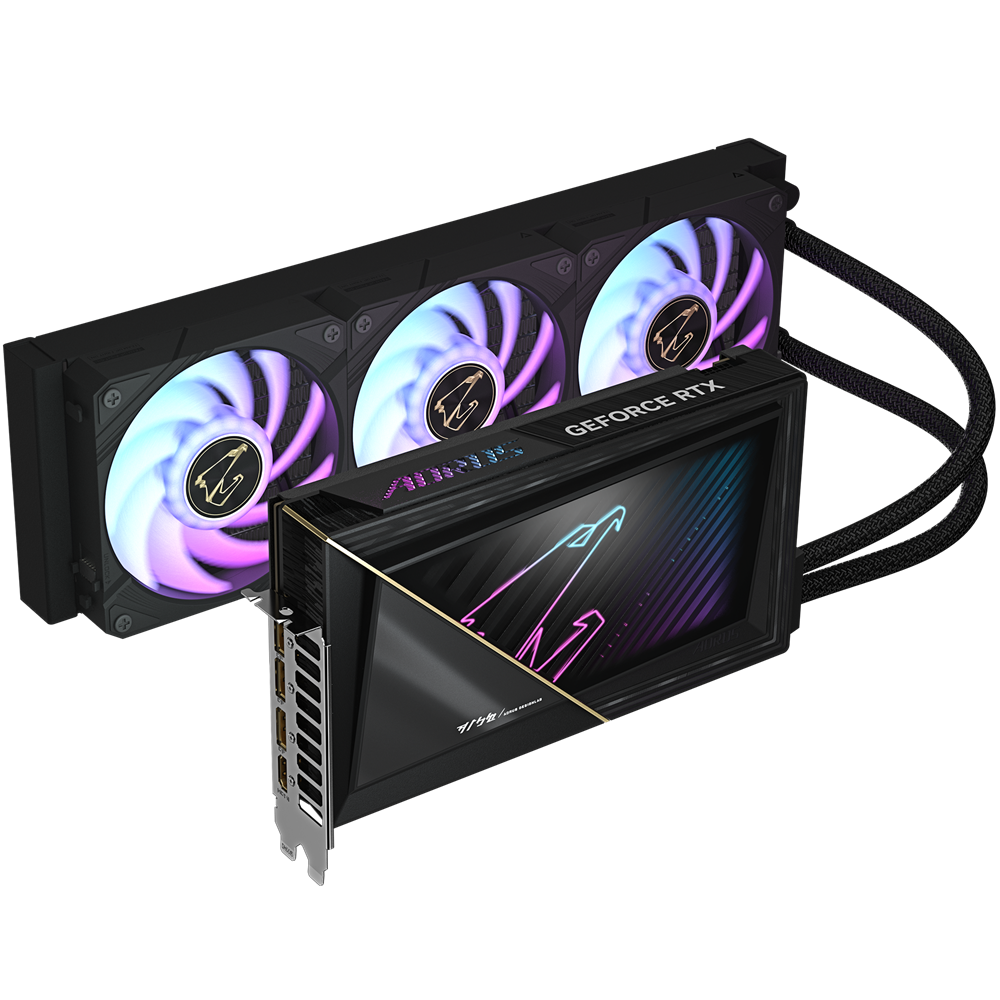 Carte graphique Gigabyte AORUS GeForce RTX 5090 XTREME WATERFORCE / 32 Go GDDR7