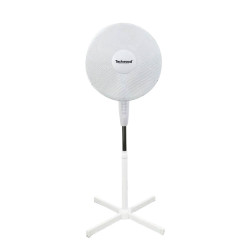 VENTILATEUR SUR PIED TECHWOOD 45W / Blanc / TVE-433