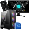 Setup Gamer Special Pc de Bureau Gaming / i7-12700F / RTX 3060 12G / 32 Go Avec Écran MSI 24.5" Full HD IPS 180 Hz