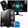 Setup Gamer Special Pc de Bureau Gaming / i5-13400F / RTX 3060 12G / 32 Go Avec Écran MSI 24.5" Full HD IPS 180 Hz