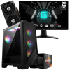 Setup Gamer Special Pc de Bureau Gaming / Ryzen 7 5800X / RTX 3060 12G / 32 Go Avec Écran MSI 24.5" Full HD IPS 180 Hz
