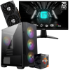 Setup Gamer Special Pc de Bureau Gaming / Ryzen 5 5600 / RTX 3060 12G / 32 Go Avec Écran MSI 24.5" Full HD IPS 180 Hz