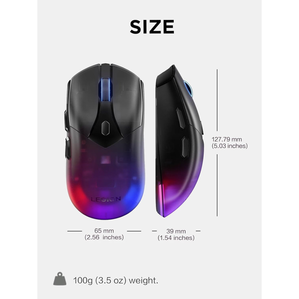 SOURIS Lenovo Legion M410 Wireless RGB Gaming Mouse