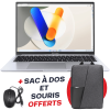 Pc Portable ASUS Vivobook 16 X1605VA / i5-13420H / 24 Go / 512 Go SSD / Windows 11 / Silver Avec Sac à dos + Souris Asus
