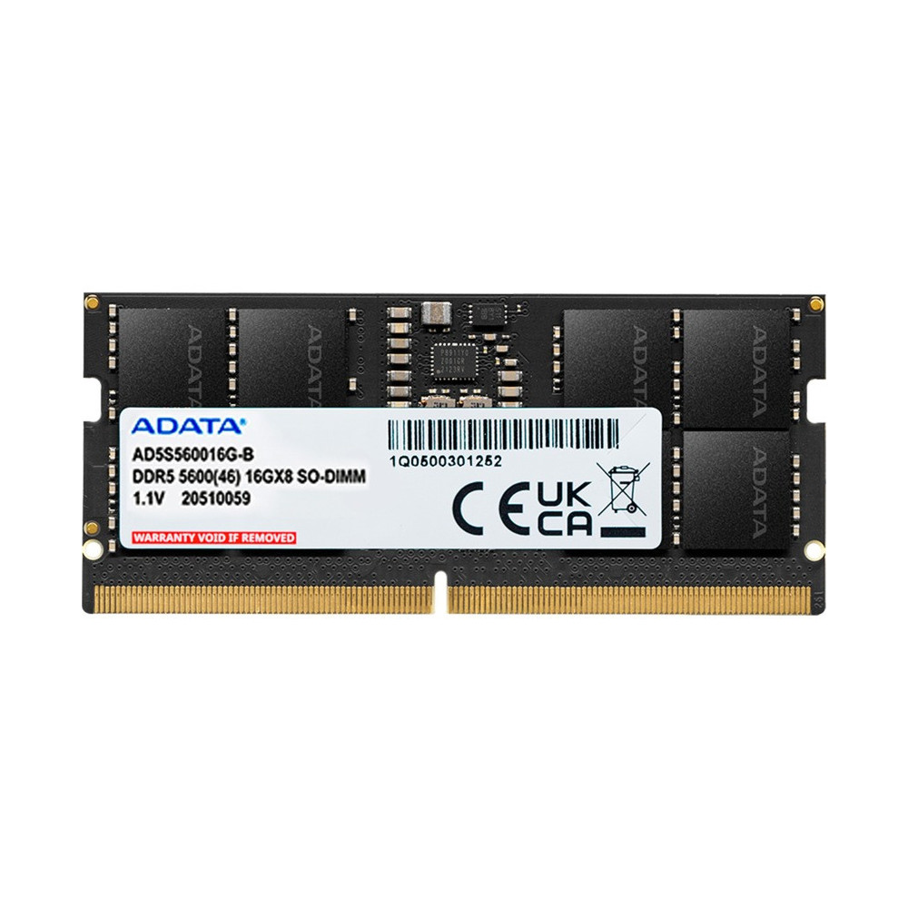 Barrette Mémoire Adata SO-DIMM 16 Go DDR5 / 5600 Mhz