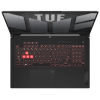 Pc Portable Gamer ASUS TUF Gaming A17 FA707NV / Ryzen 7 7735HS / RTX 4060 8G / 32 Go DDR5 / 512 Go SSD / Windows 11 / Gris