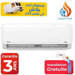 Climatiseur Condor  Inverter 9000 BTU Chaud Froid / Blanc