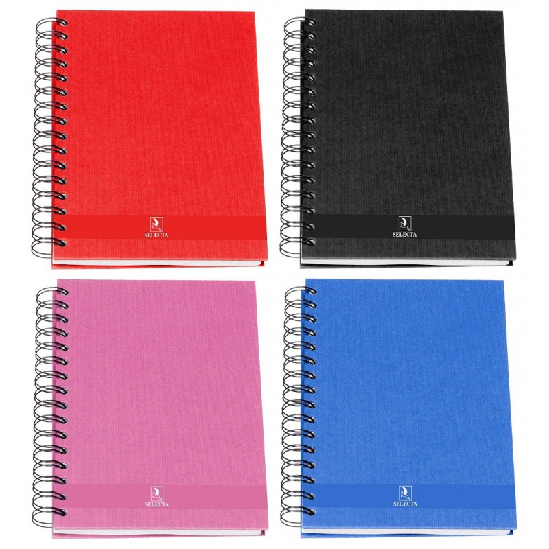 Cahier WIREO rembordé rigide Selecta A4 / 160 pages 5x5