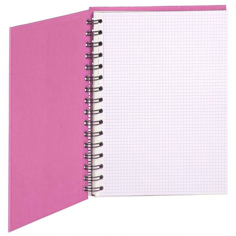 Cahier WIREO rembordé rigide Selecta A4 / 160 pages 5x5