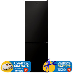 REFRIGERATEUR FOCUS COMBINE  341 Litres No Frost / Noir / F-3760B