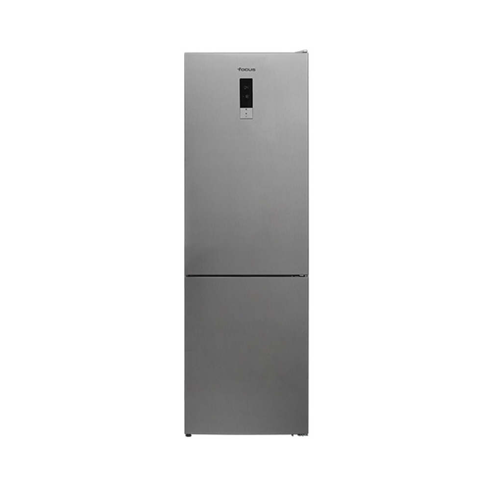 REFRIGERATEUR FOCUS No Frost COMBINE  323 Litres  / INOX avec AFFICHEUR