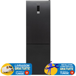 REFRIGERATEUR FOCUS No Frost COMBINE  323 Litres  / DARK INOX